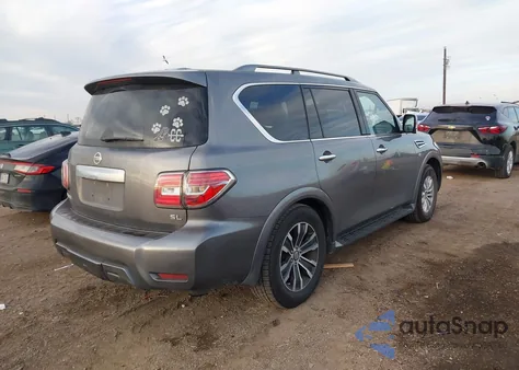 2020 Nissan Armada Sl 2Wd из США, поврежденный, VIN JN8AY2ND7LX015227